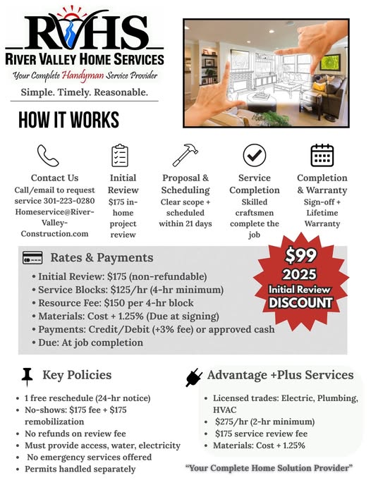 Poster on Home Services