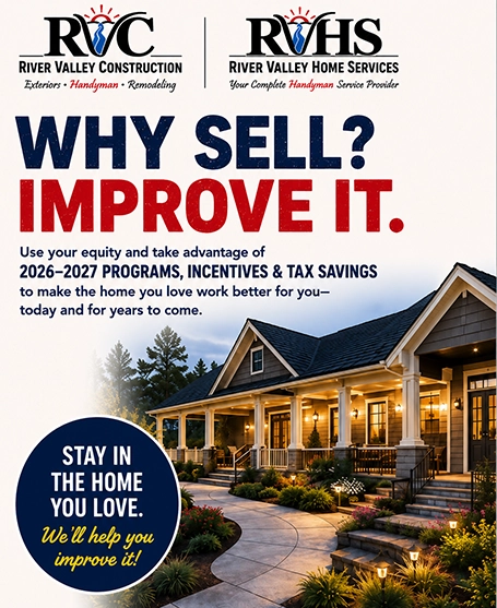 Why Sell Your Home?  Improve It!  Take Advantage of Tax Incentives